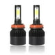 thumbnail image 4 of 2x Bombilla LED de Niebla Conducción Diurna Faro Vehículos, 6500K Color Negro 9 11 Cola Coche Fog DRL HeadLight, 4 of 7