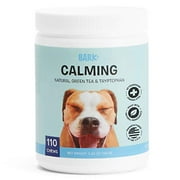 Barkbox Veterinarian Formulated Dog Calming Supplement for Anxiety Relief - Made in The USA - with Tryptophan, Lemon Balm & Green Tea, 110 Chews/Treats