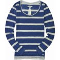 thumbnail image 1 of Aeropostale Playera de Manga Larga con Estampado de Rayas para Mujer, Azul, Small, 1 of 1