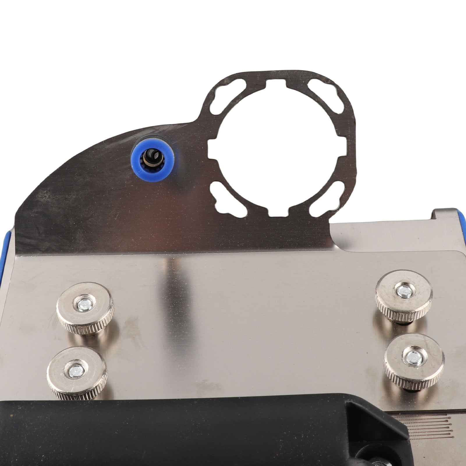 Rupoun Angle Grinder Stand for Tile 45 Degree Chamfer Cutting Stainless Steel Adjustable Bracket Holder, 6.9x5.4in / 17.5x13.8cm