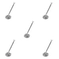 thumbnail image 1 of ZLight Ballpoint Pens Metal Wedding Ball Pen Guest Smooth Writing Tool Bank Counter Business Office Accessory Big Jewel/Silver 5Set, 1 of 6