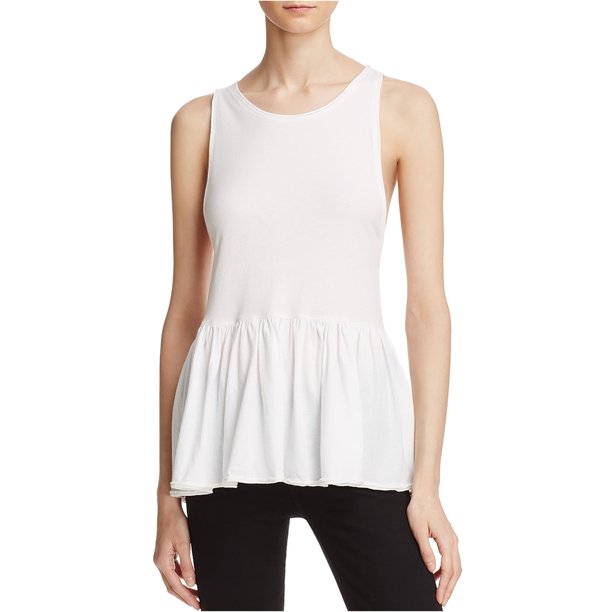 Free People Catina - Camiseta sin mangas para mujer, color blanco, talla mediana Free People Camiseta sin mangas