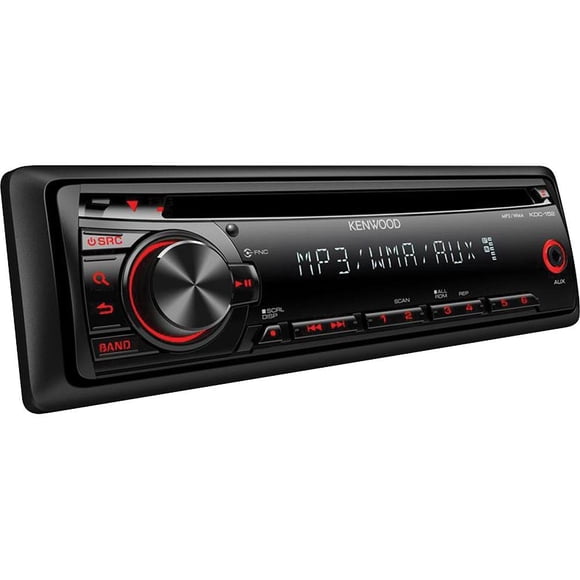 Estéreo para auto Kenwood Single DIN con Bluetooth, CD, USB y AUX
