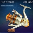 thumbnail image 3 of YUMOSHI EF5000 Upgraded Spinning Fishing Reel - High-Quality Metal Construction, Advanced Spool Design for Smooth Operation, Durable Spoke Wheel, Compact & Portable for Versatile Fishing Scenarios,, 3 of 5