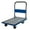 Blue, variant on Heavy Duty Flatbed Cart (660LBS) - Foldable Push Cart with 360° Swivel Silent Wheels, Anti-Slip for Loading/Storage