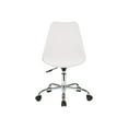 thumbnail image 2 of AveSix Emerson Student - Chair - swivel - polyurethane, wood, polypropylene, chrome - white, 2 of 8
