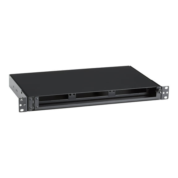 Black Box Rackmount Fiber Shelf 1U 3-Adapter Panel