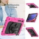 thumbnail image 4 of Funda para Samsung Galaxy Tab S10 Lite/ S10 FE/ S9 FE 10.9 pulgadas/Tab S9 11 pulgadas, funda protectora resistente a prueba de golpes con protector de pantalla, soporte giratorio de 360°, 4 of 8