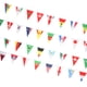 thumbnail image 4 of Banderín de competición de fútbol, banderín de 32 equipos, banderines de bandera Triangular para decoración de habitación y Bar, 2022 YUNYI BRAND  Deportes, 4 of 8
