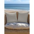thumbnail image 5 of Outdoor Pillows Waterproof, Black Beige Geometric Bedding Throw Pillows with Insert for Couch Sofa Bed, Abstract Art Aesthetics Luxury Rustic 18x18 Inch Pillowcases Decorative Patio Pillow Set of 2, 5 of 8