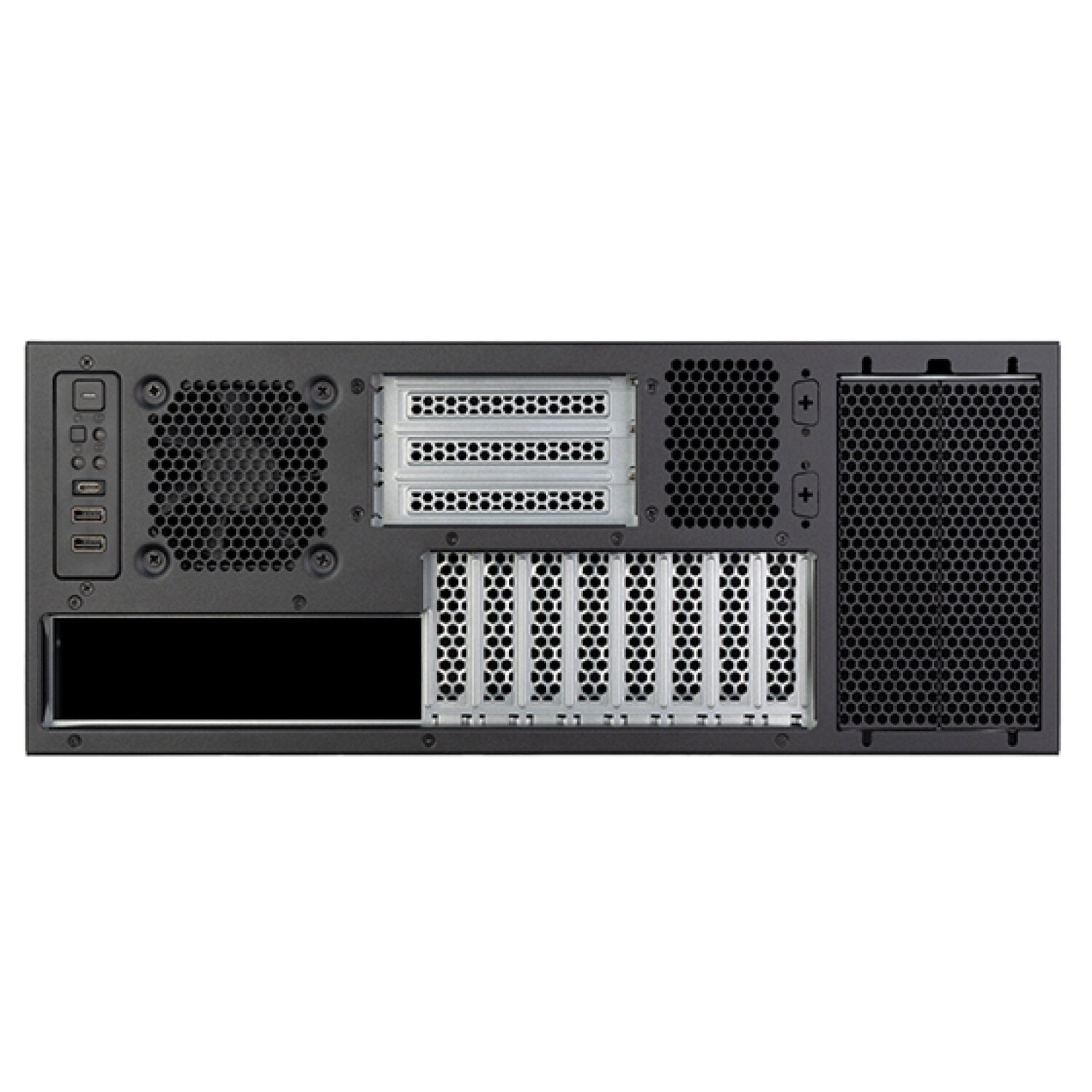 SilverStone Technology RM47-502-I 4U Interchangeable Rackmount Chassis with Front Accessible Expansion Slots  SST-RM47-502-I