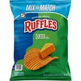 thumbnail image 2 of Ruffles Queso Cheese Flavored Potato Chips, 15.125 oz-1pk-With Olive Green Bowl By OMA, 2 of 6
