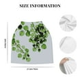 thumbnail image 6 of Fotbe Watercolor Green Leaves Pattern Car Seat Covers for Babies, Nursing Breastfeeding Cover Infant Carseat Canopy, Soft Stretchy Carrier Cover, 6 of 9