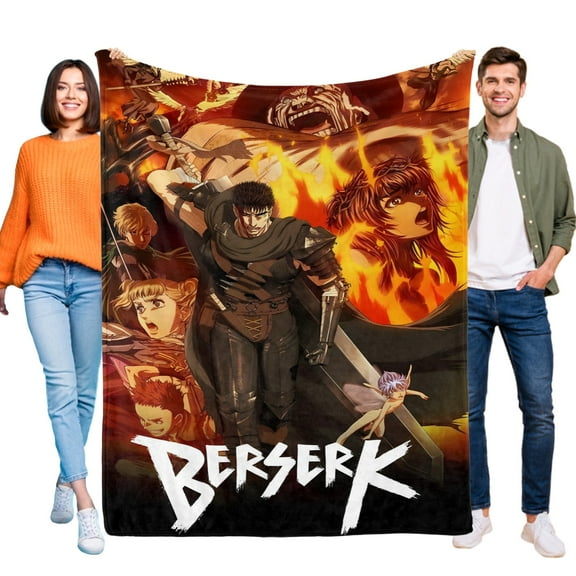 Berserk Throw Blanket for Kids and Adults Soft and Cozy Blankets Gifts 30x40 Inch