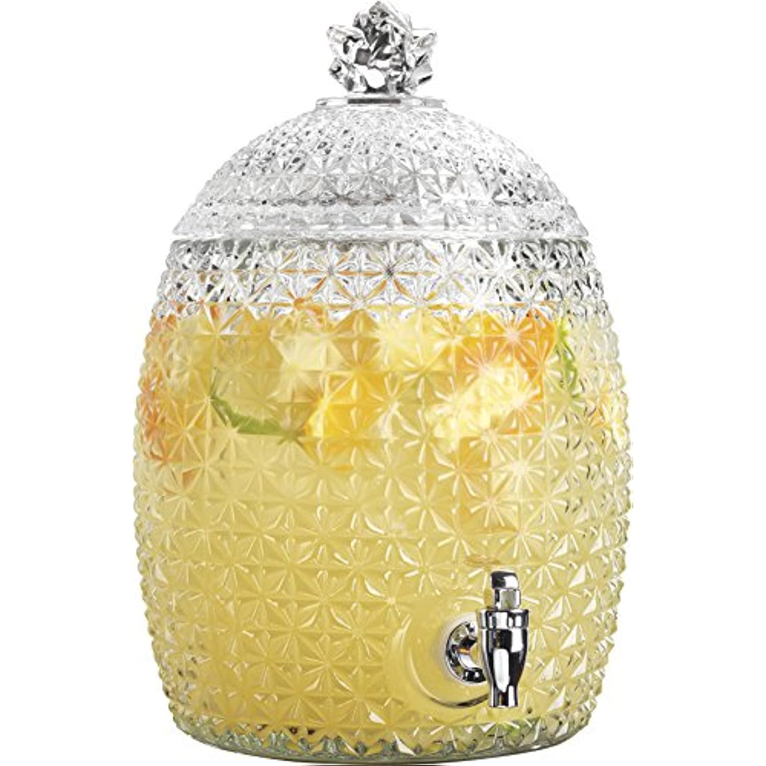 Gibson Home Pineapple Drink Dispenser 1.2 Gallon Clear - Office Depot