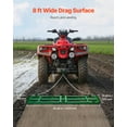 thumbnail image 3 of VEVOR Drag Harrow 8 ft Heavy Duty Tow Behind Drag Harrow Driveway Grader Rake, 3 of 9