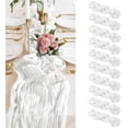 thumbnail image 1 of 10 Pack Dark Green Cheesecloth Table Runner, 10FT Gauze Boho Rustic Tablecloth for Wedding Reception, Bridal Shower Holiday Party, 1 of 9