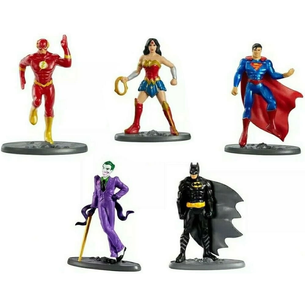 DC Comics Justice League Mattel 5 Pack 2.5" Collectible Figurines 