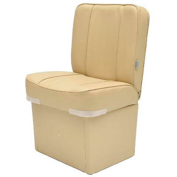 Wise Boat Jump Seat 8WD-1414P-715 | w/ Base 10 Inch Sand Beige