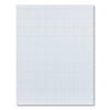 Ampad Quadrille Pads, Cross-Section Quadrille Rule (10 sq/in, 1 sq/in), 40 White (Standard 15 lb) 8.5 x 11 Sheets (22026)