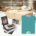 thumbnail image 2 of Trianu 8 Pieces Mini Photo Picture Frame Compatible with Fujifilm Instax Mini 12 11 9 8 70 7s 90 26 Instant Camera Film, 2 x 3 inch, Black+Grey, 2 of 7