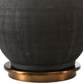 thumbnail image 7 of Uttermost Arnav Steel and Ceramic Table Lamp in Textured Black and Light Gray, 7 of 7