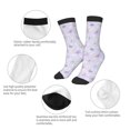 thumbnail image 3 of Fuzoiu daisy and butterfly Print Kids Socks For Boys Girls,Grip Crew Socks with Non Slip,Lightweight Stretch Crew Socks,Toddlers Crew Boot Socks, 3 of 5