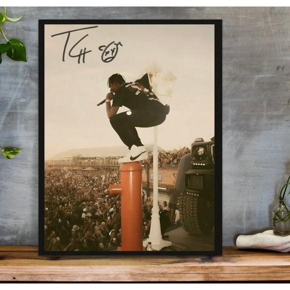 Travis Scott Poster, Signed Poster, Travis Scott Wall Art, Music Poster, Spotify Poster, Album Poster, Travis Scott Album Poster