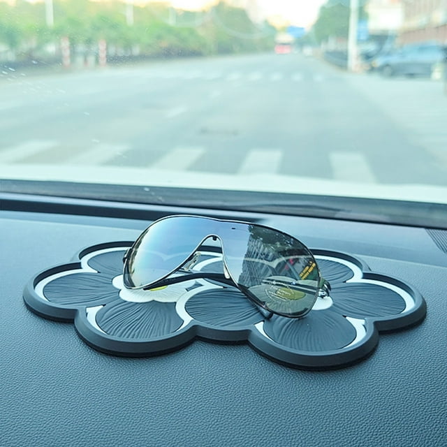 Car Storage Cushion Car Dashboard Car Mounted Perfume Seat Pad Mobile Phone Storage High Temperature Double Flower