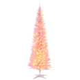 thumbnail image 1 of HOMCOM 6' Prelit Artificial Christmas Tree with Warm White LED Lights, 1 of 10