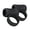 Black, variant on CEORPER Beginner Friendly Drumstick Practice Aid Nonslip Grip With Control Rings