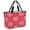 Red, White, Ivory, variant on Red Palm Tree Beach Bag for Women, Large Breathable Mesh Beach Tote Bag, Summer Botanical Tropical Tree Sandproof Lightweight Travel Bags for Vacation Picnic Swimming Pool 15.7"x15.7"x9.1"