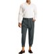 thumbnail image 2 of Pantalones de vestir formales cortos de color sólido con doble pliegue para hombres INSPIRE CHIC 38 Gris oscuro, 2 of 5
