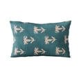 thumbnail image 5 of Plutus 22" x 22" Growth Motif Luxury Throw Pillow in Blue, 5 of 9