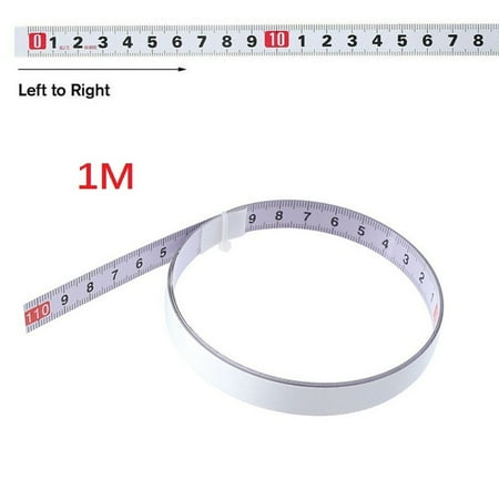 

1pc Self Adhesive Metric Miter Track Tape Measure Scale Ruler Woodworking Tools
