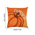 thumbnail image 2 of Darzheoy Fall Pillow Covers 18 x 18 inch Pumpkin Maple leaves Throw Pillow Covers Outdoor Autumn Thanksgiving Harvest Farmhouse Pillowcase Cushion Case for Home Sofa Fall Decor, 2 of 6