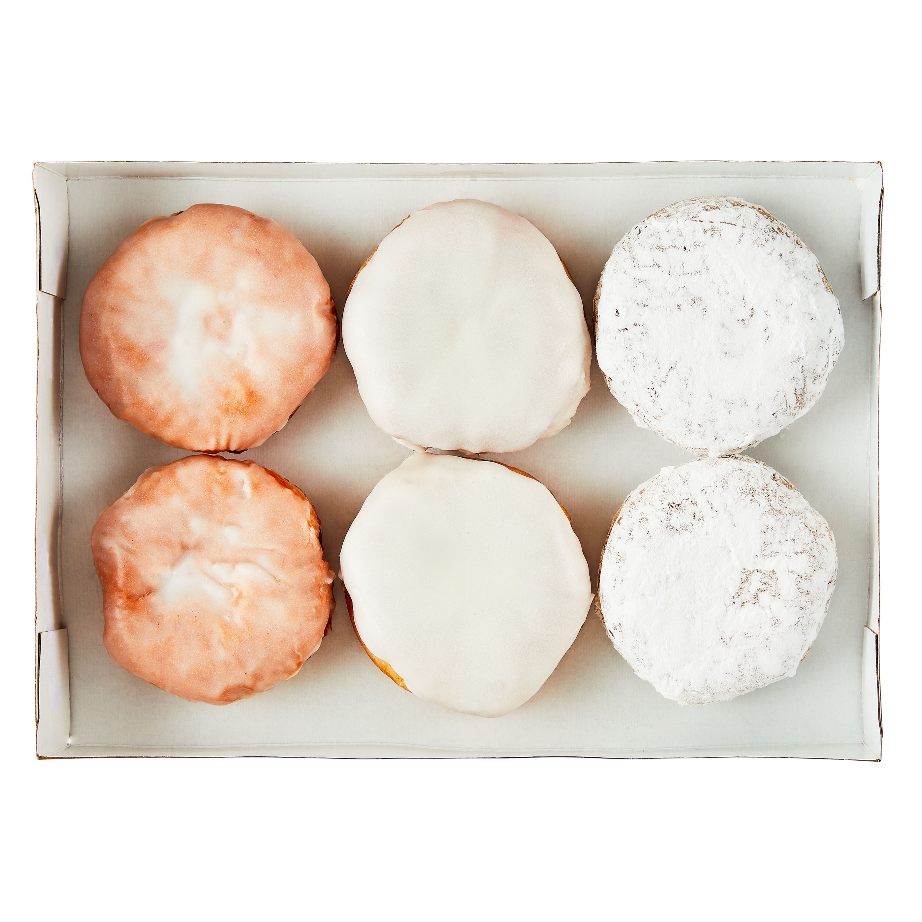 Freshness Guaranteed Raspberry Filled Bismark's, 16 oz, 6 Count