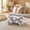 B, variant on Bone-Shaped Pet Pillow for Small Dogs and Cats, Curved Neck Support Cushion, Soft Flannel Fabric, Washable, Cute Star Heart Paw Print Designs, Compact Travel Size, Cozy and Soft