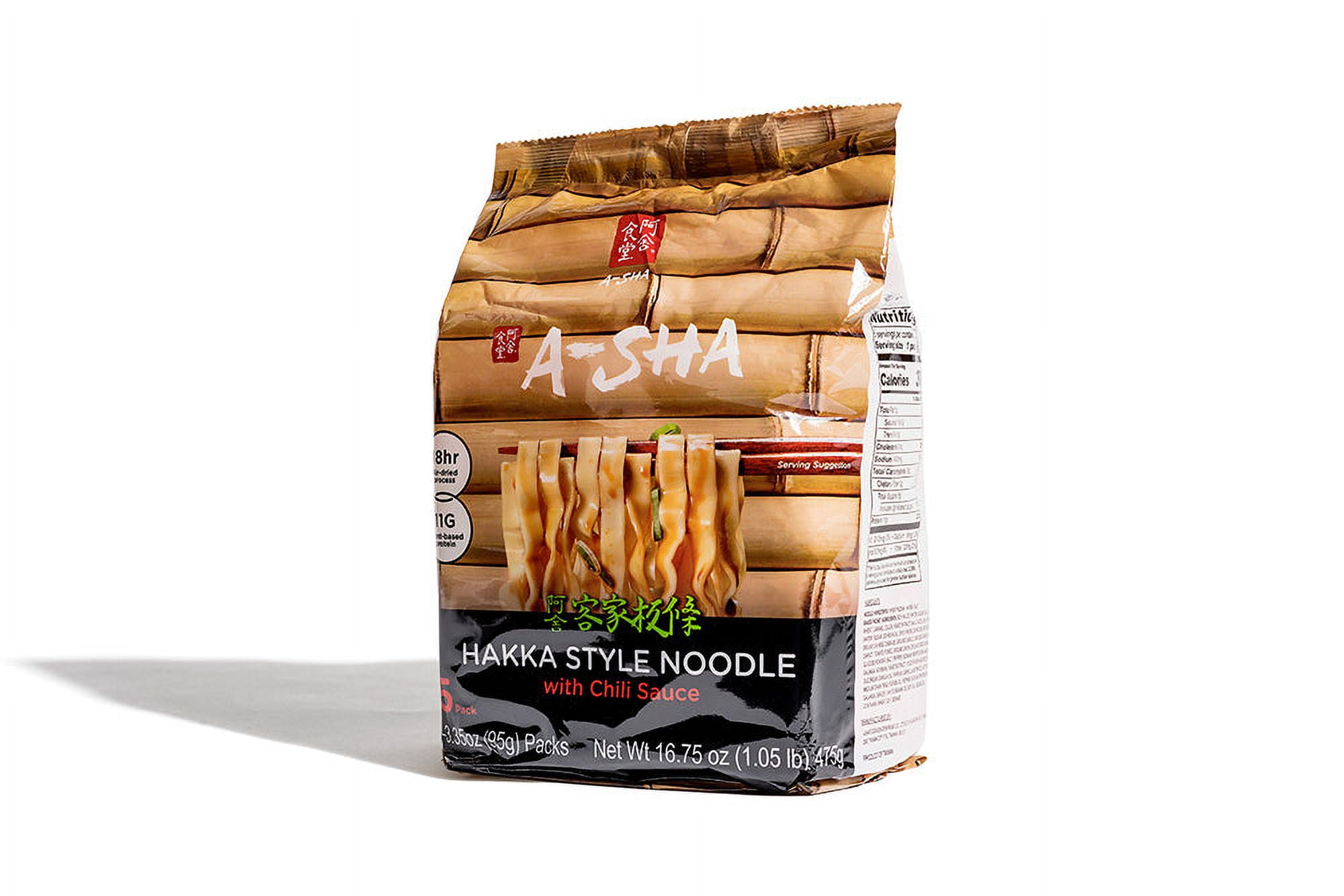 A-Sha Chili Sauce Hakka Noodles 16.75 oz (Pack Of 6)