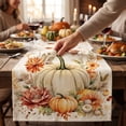 thumbnail image 6 of Halloween Sale Clearance!Fall Decorations for Home, Thanksgiving Flag Fall Pumpkin Maple Leaf Kitchen Party Tablecloth, 6 of 7