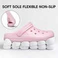 thumbnail image 6 of YHOON Women's Sandals Arch Support Clogs Garden Shoes Lightweight Comfortable Slip-On For Beach Casual Water Shoes Pink Size 6.5 Women/5 Men, 6 of 7