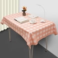 thumbnail image 1 of CNKOO Rectangle Plaid Tablecloth Multipurpose Waterproof Oil-proof Table Cover for Party Wedding Banquet New - Light Green, 1 of 3