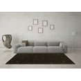 thumbnail image 3 of Ahgly Company Indoor Square Abstract Brown Contemporary Area Rugs, 3' Square, 3 of 4
