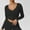 Black, variant on DAFPZW Fall Knit Cropped Cardigan Sweaters for Women Cozy Long Sleeve Going Out Tops Button Open Front Light Shirts
