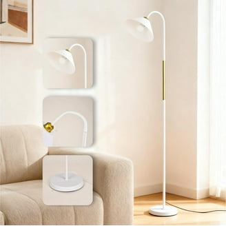 Better Homes & Gardens 3-Rack End Table Floor Lamp, Espresso