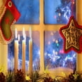 thumbnail image 2 of goowrom Christmas Print Shower Curtain, Waterproof Anti-mildew Hanging Curtain, 2 of 3