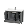 thumbnail image 5 of Wyndham Collection WCS141448SWHWQUNSMXX Sheffield 48" Free Standing Single Basin Vanity, 5 of 7