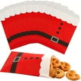 thumbnail image 1 of Dsseng Santa Claus Paper Bag - Christmas Gift Bag - Festive Design - Paper Treat Bag for Candy  Cookies & Biscuits - Perfect for Holiday Parties & Gift Giving, 1 of 5
