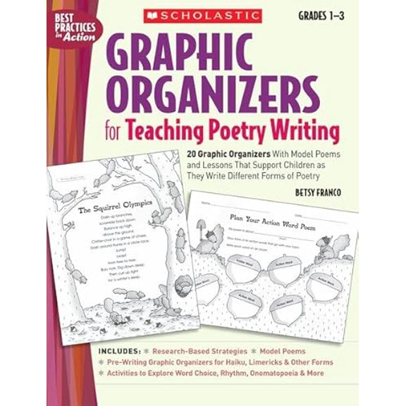 Pre-Owned Graphic Organizers for Teaching Poetry Writing: 20 Graphic Organizers With Model Poems and Lessons That Support Children as They Write Different Form... (Paperback) 0439531519 9780439531511