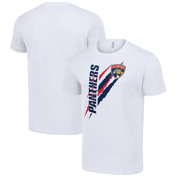 Men's Starter  White Florida Panthers Color Scratch T-Shirt